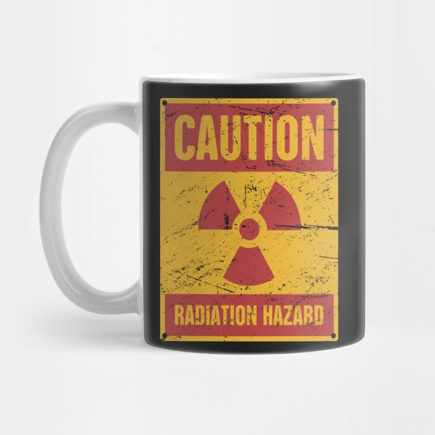 Radiation Hazard | Cold War Fallout Shelter Sign by MeatMan